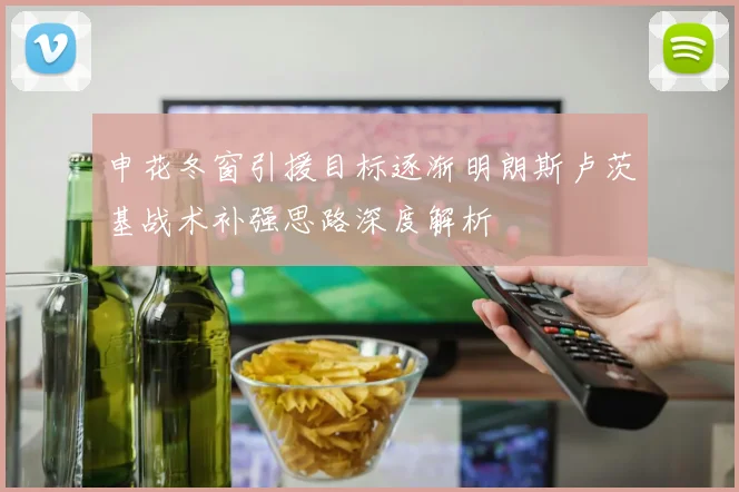 申花冬窗引援目标逐渐明朗斯卢茨基战术补强思路深度解析